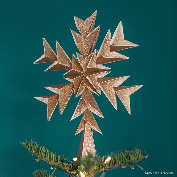 Christmas Star Tree Topper, Rustic Christmas Straw Star Topper 