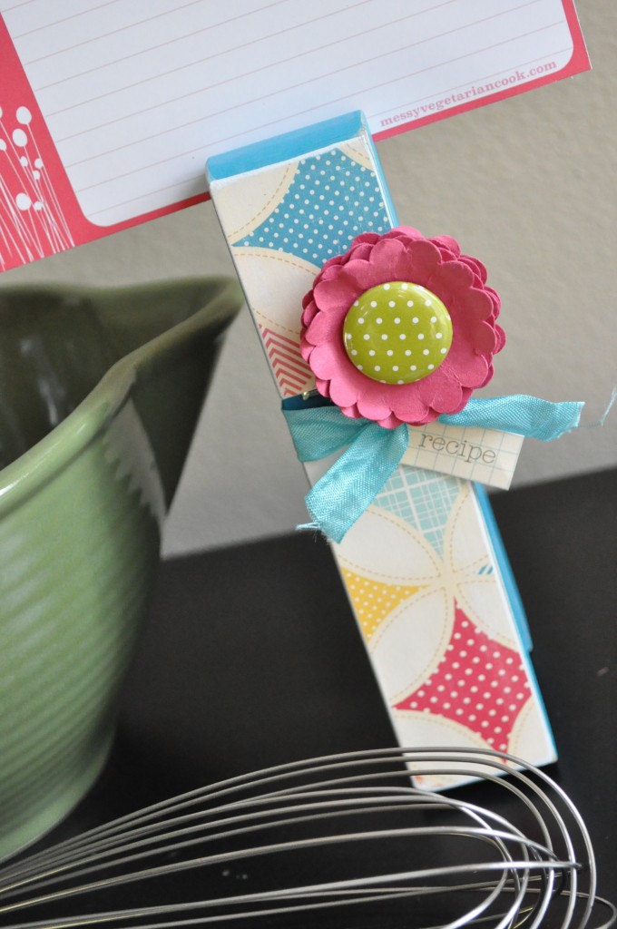 DIY Recipe Card Holder