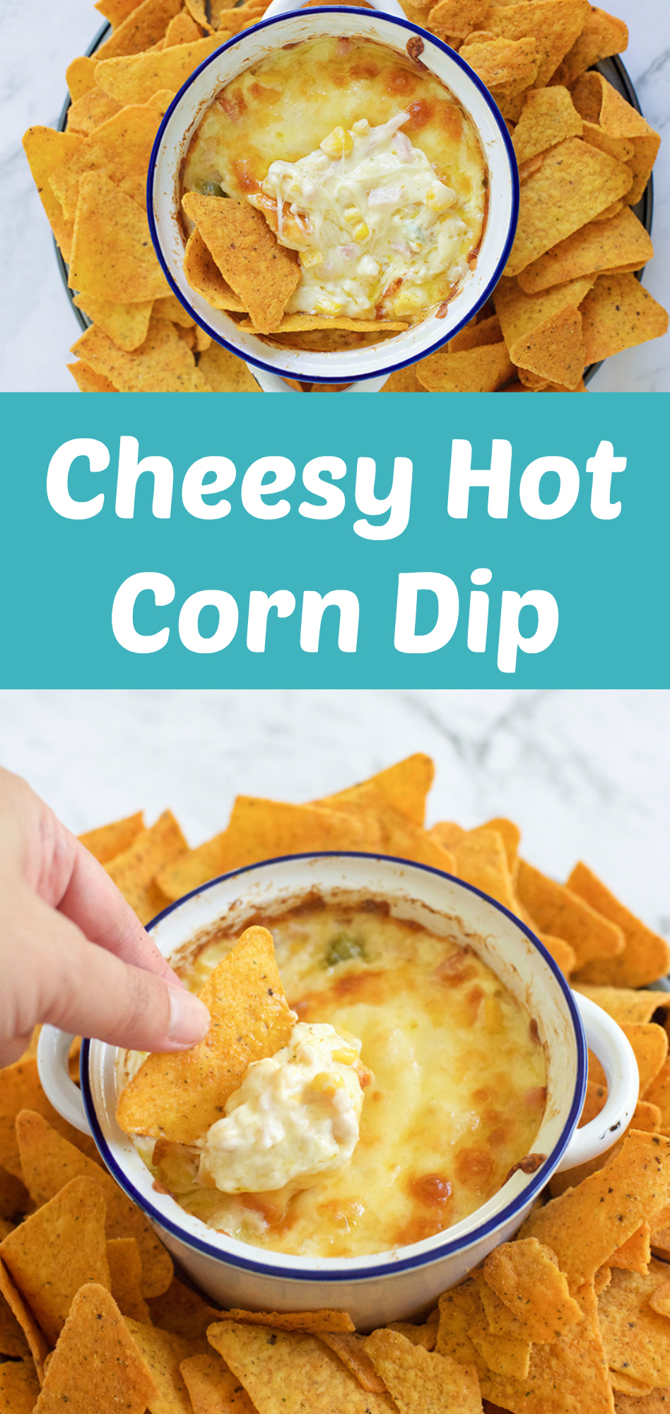 Delicious Cheesy Hot Corn Dip