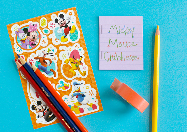 Disney Mickey Mouse Clubhouse Stickers for a Kids Craft Story Starters