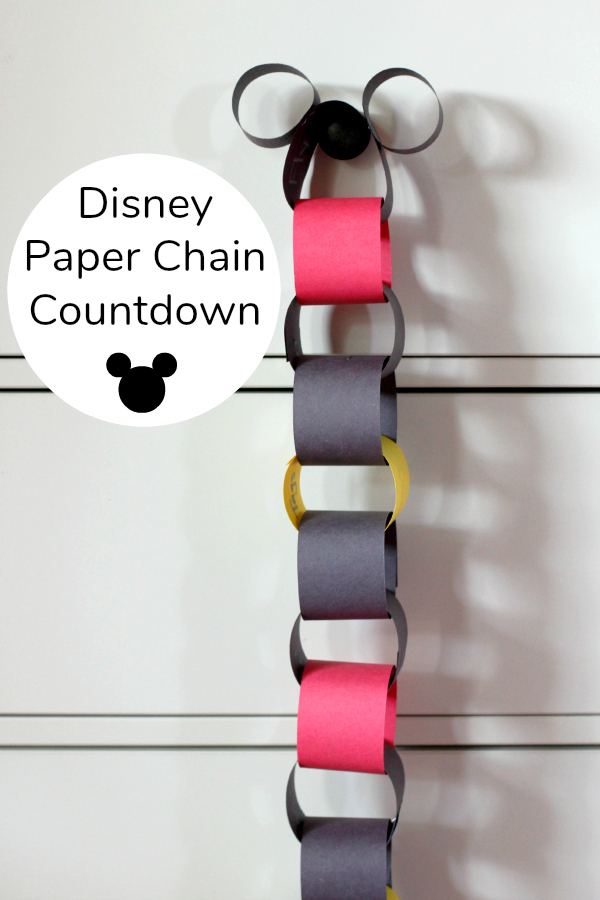 Disney Vacation Paper Chain Countdown