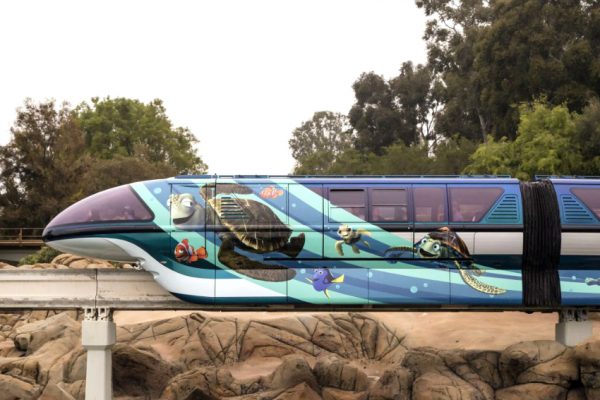 Disneyland Monorail Pixar Fest