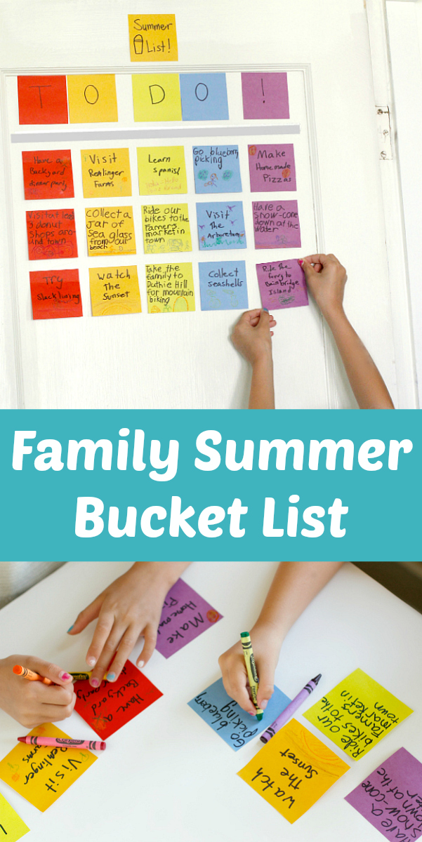 Family Outdoor Summer Bucket List