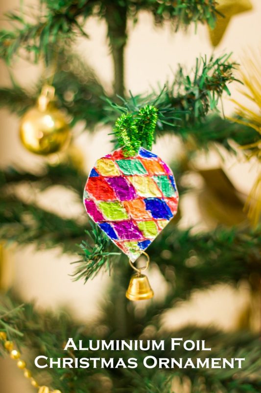 Aluminium Foil Christmas Tree Ornaments