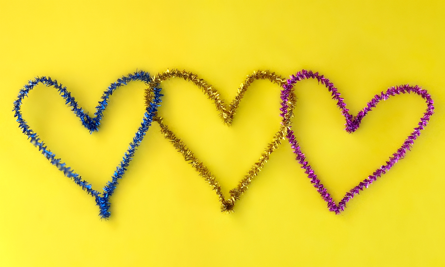 Heart Chain Link Pipe Cleaners