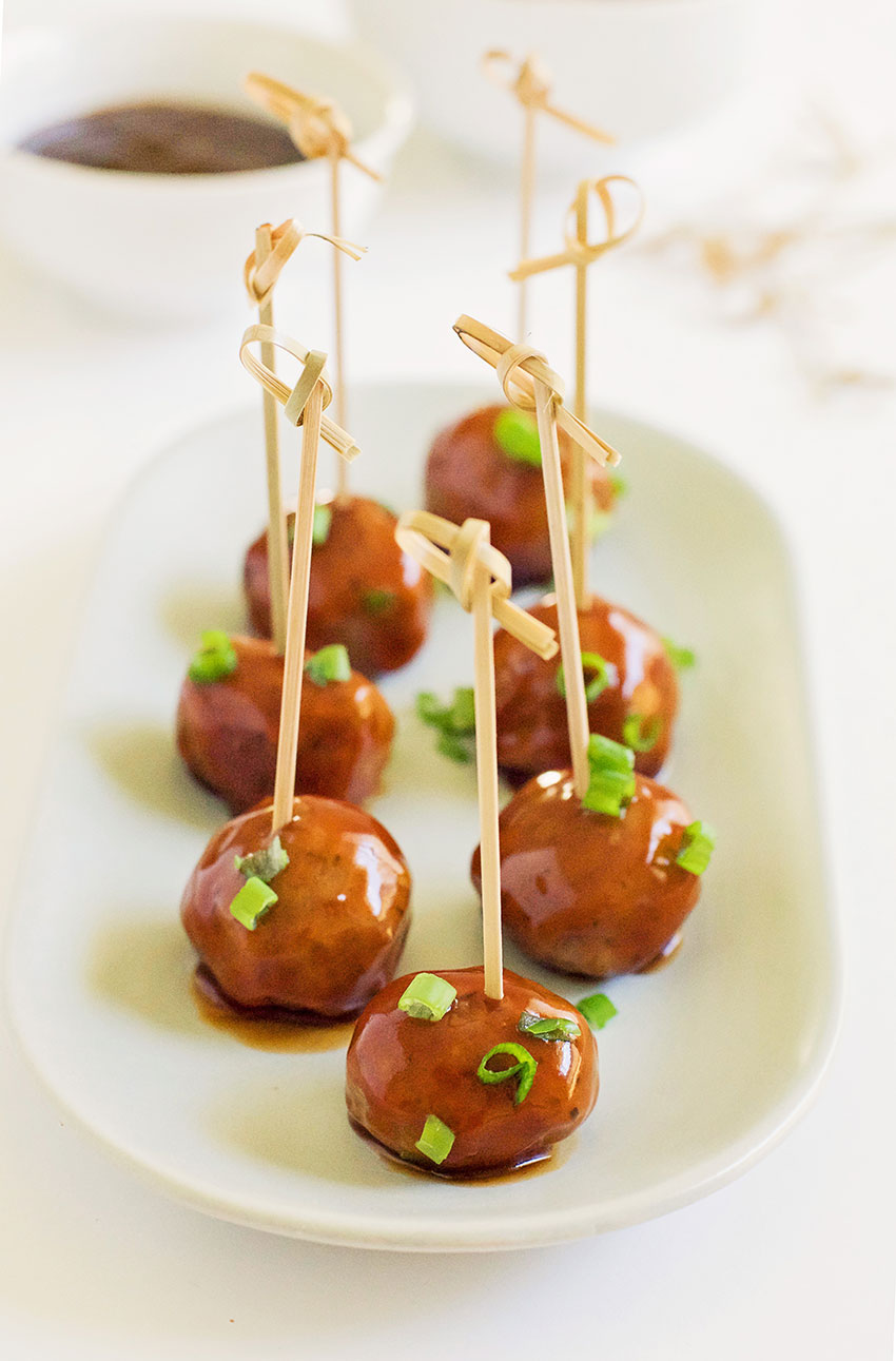 Hoisin Glazed Mini Meatballs recipe