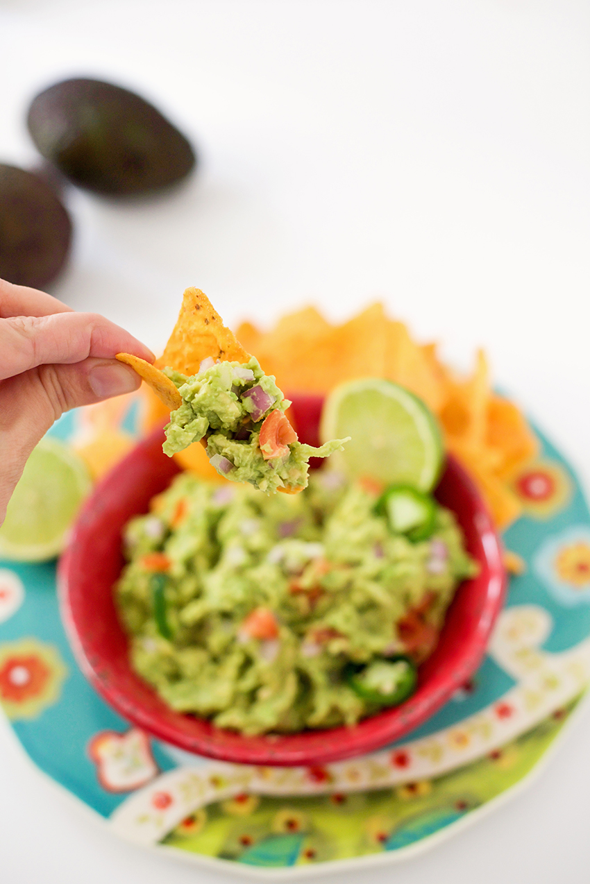 Homemade Chunky Guacamole