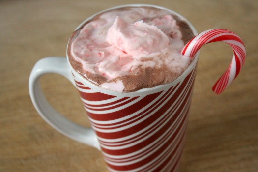 Homemade Peppermint Whipped Cream