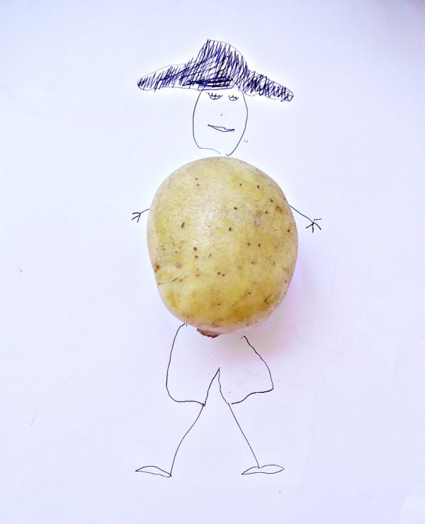 How to Draw a Mr. Potato Man