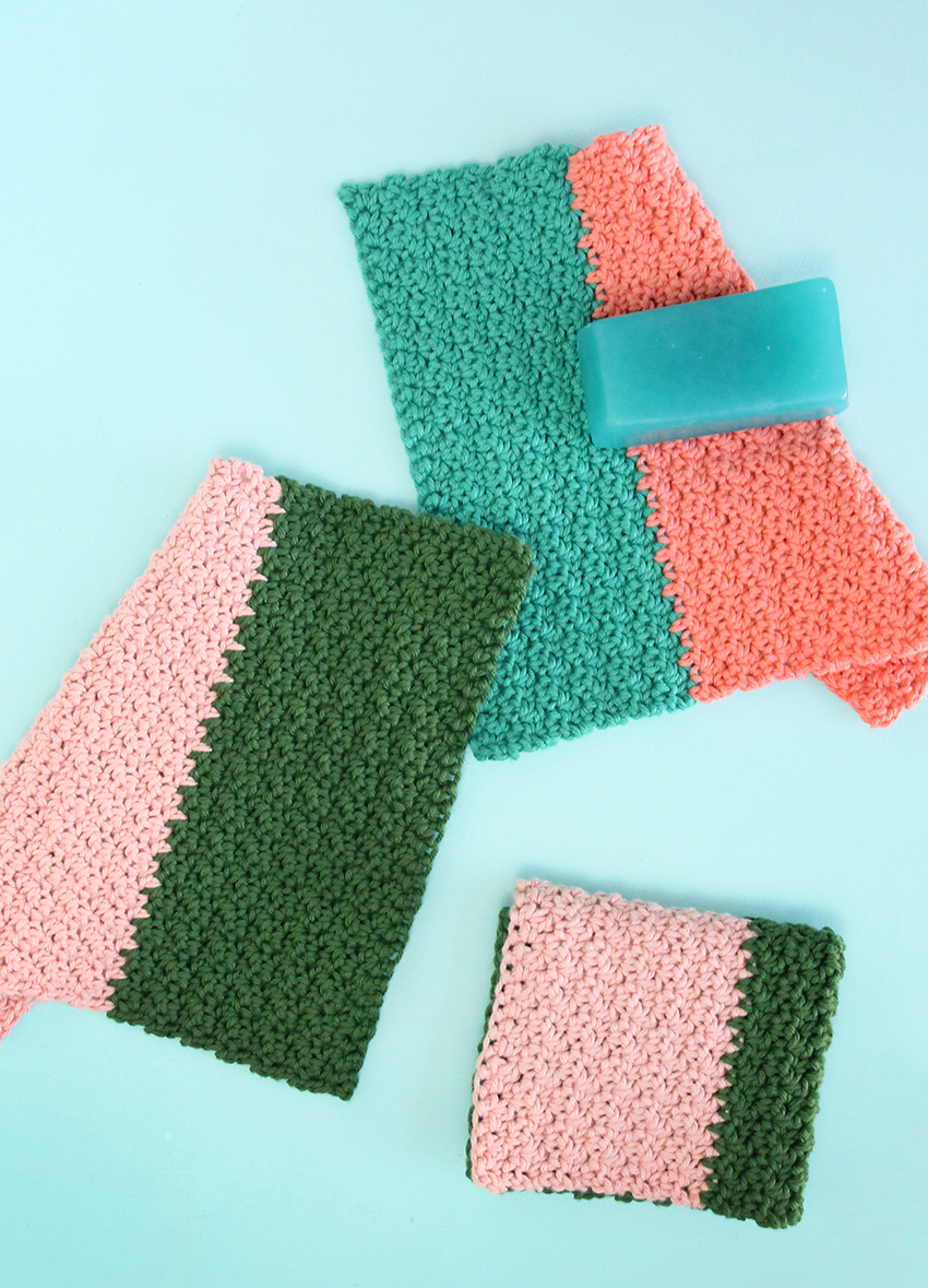 How to make crochet washcloths