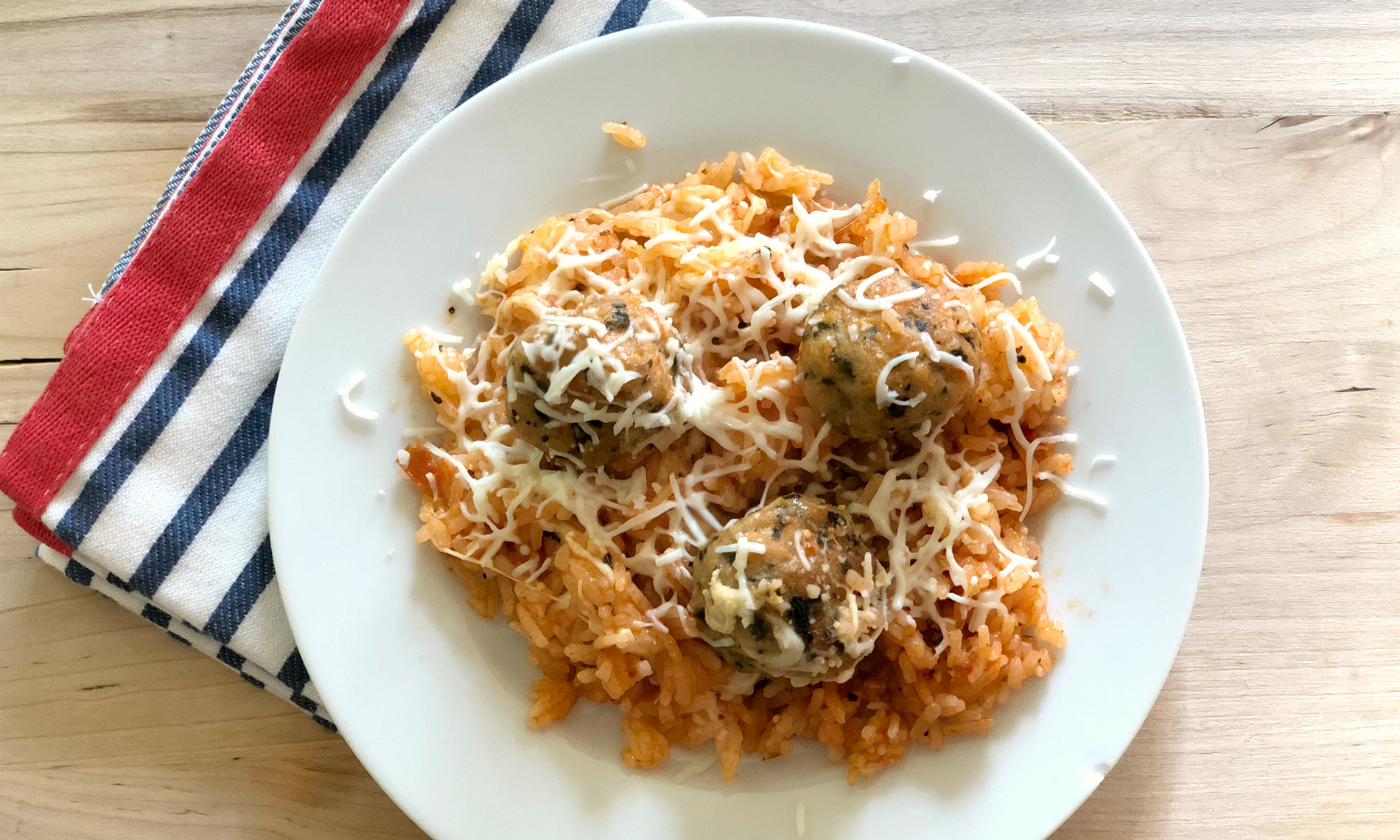 Italian Pizza Meatball Skillet Dinner