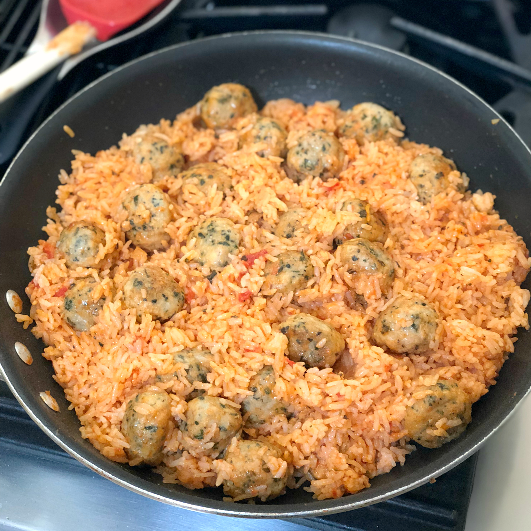 Italian Pizza Meatball Skillet Meal