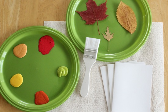Leaf Painting Supplies