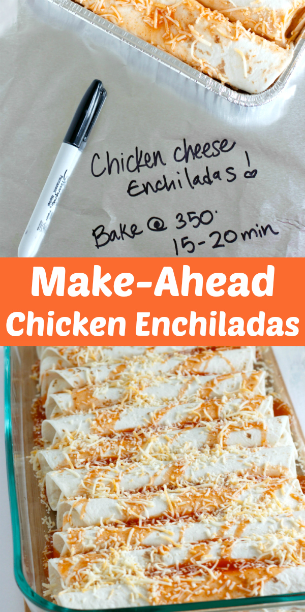 Make-Ahead Chicken Enchiladas for Dinner