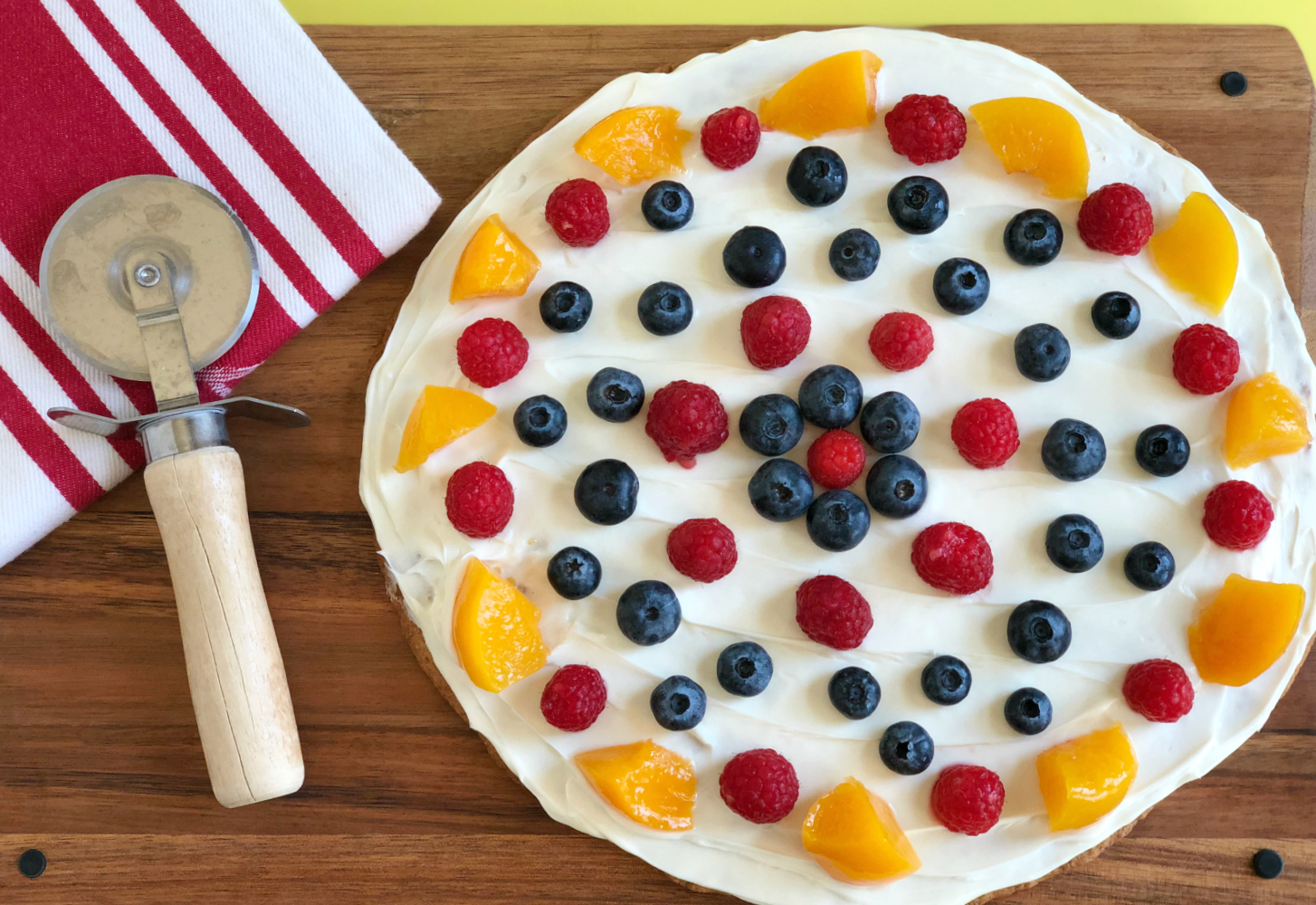 Make Cake Mix Fruit Pizza Cookie
