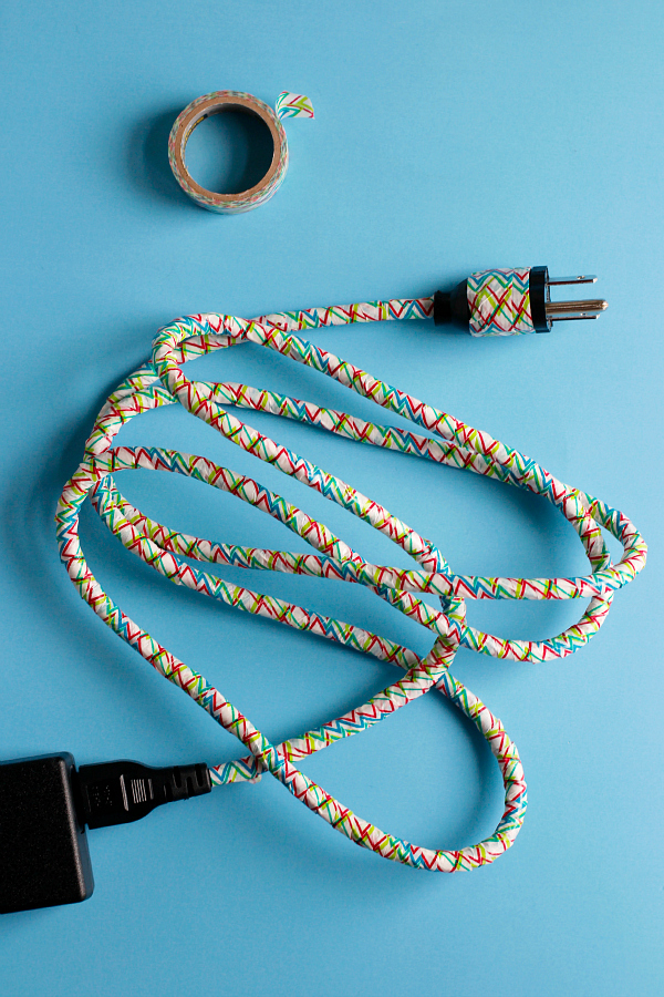 Make a DIY Washi Tape Cord