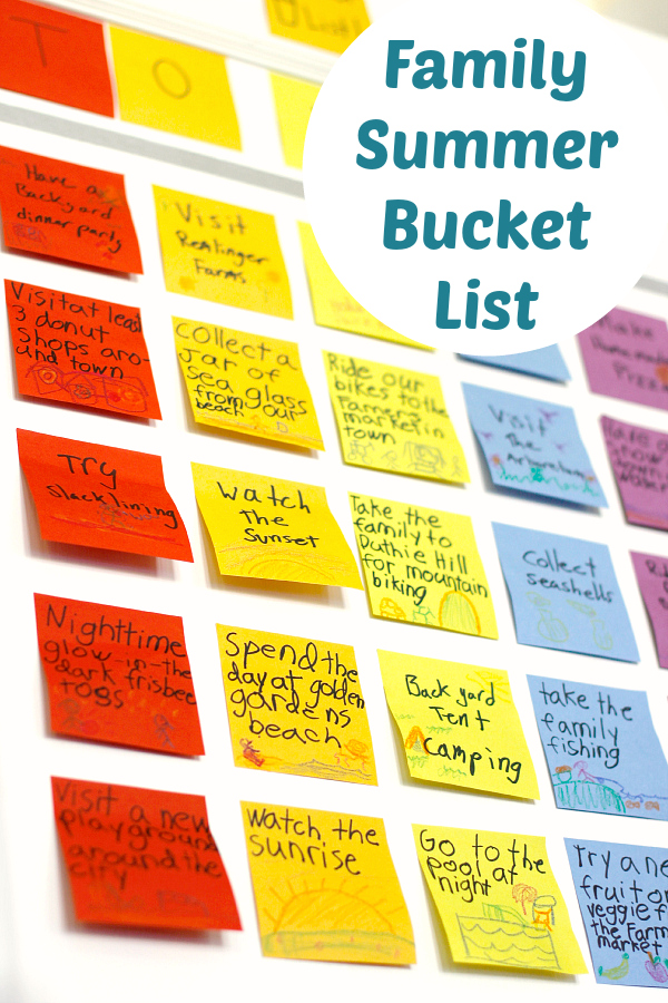 Make a Family Summer Bucket List