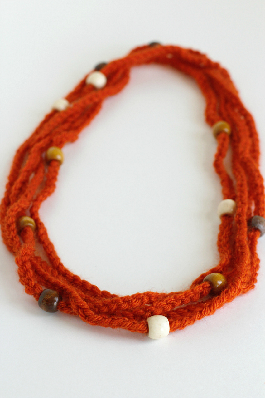 Stitch a Simple, Quick Crochet Statement Necklace | Craftsy