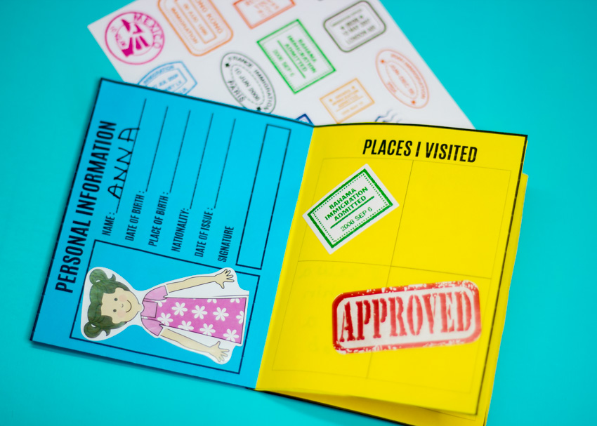 Free Printable Template For Mini Passport Book Printable Templates Free free-printable-template-for-mini-passport-book-printable-templates-free
