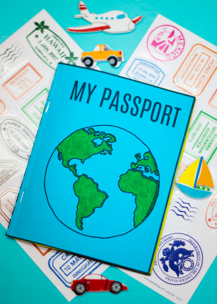 DIY Passport Book + Free Printable!