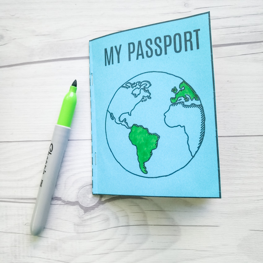 International Passport Template For Kids Printable - Parents