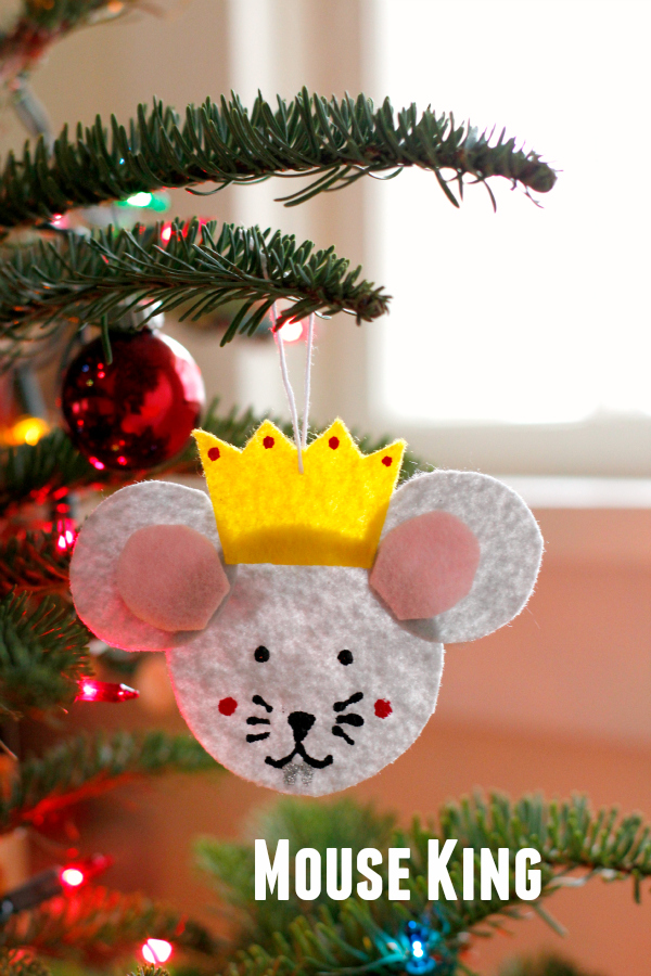 Mouse King Nutcracker Ornament on the Christmas Tree