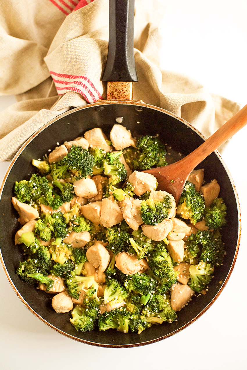 One Pot Meal: Chicken and Broccoli Stir Fry