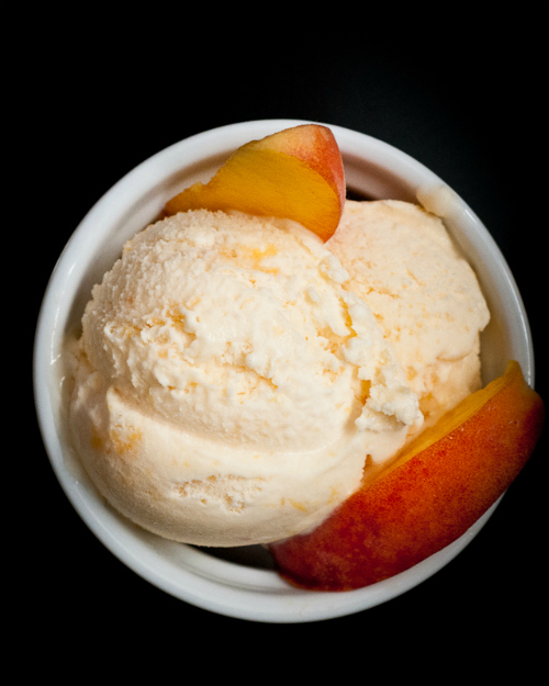 In Season: Fresh Peach Ice Cream