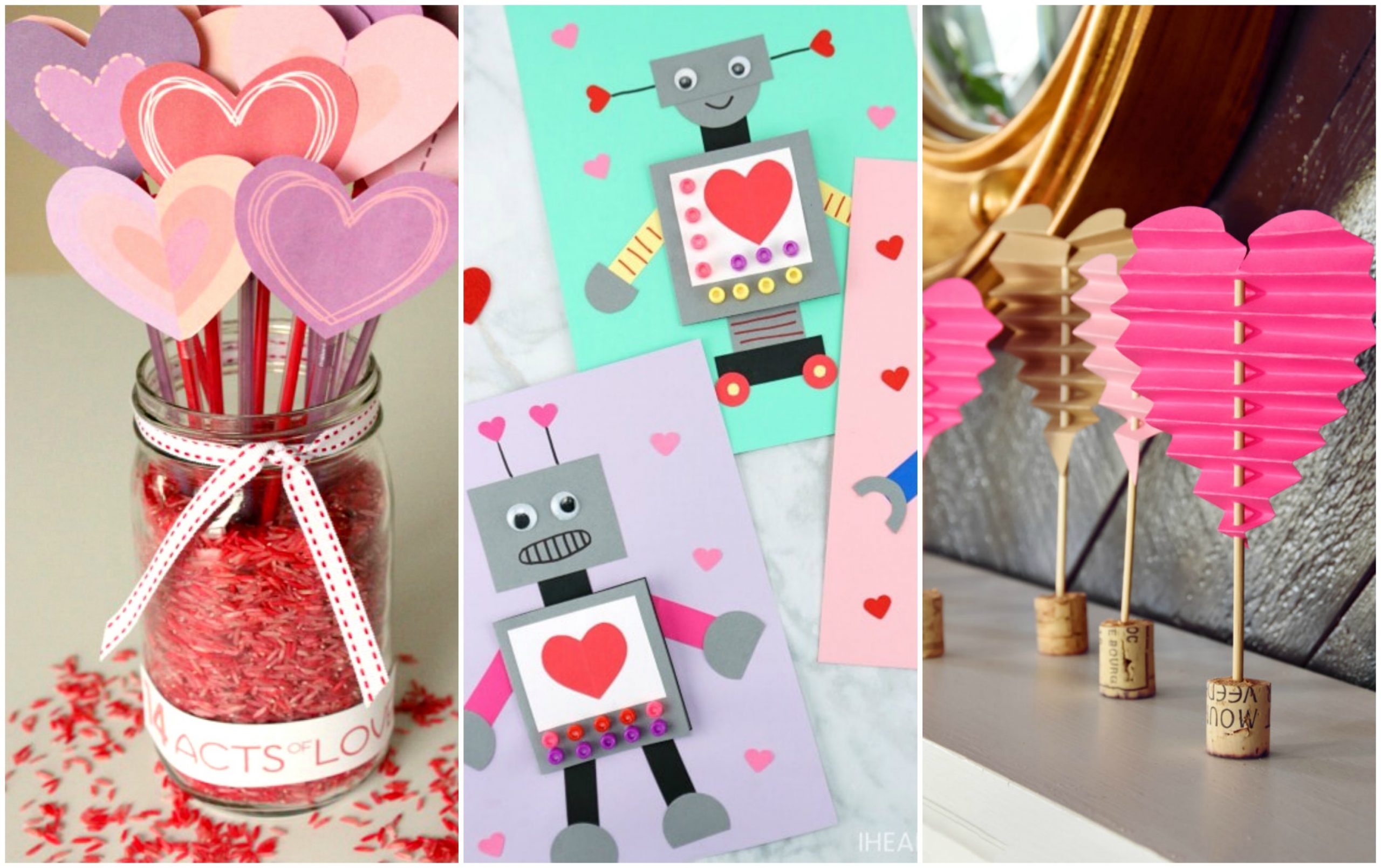 DIY Valentine paper crafts to make