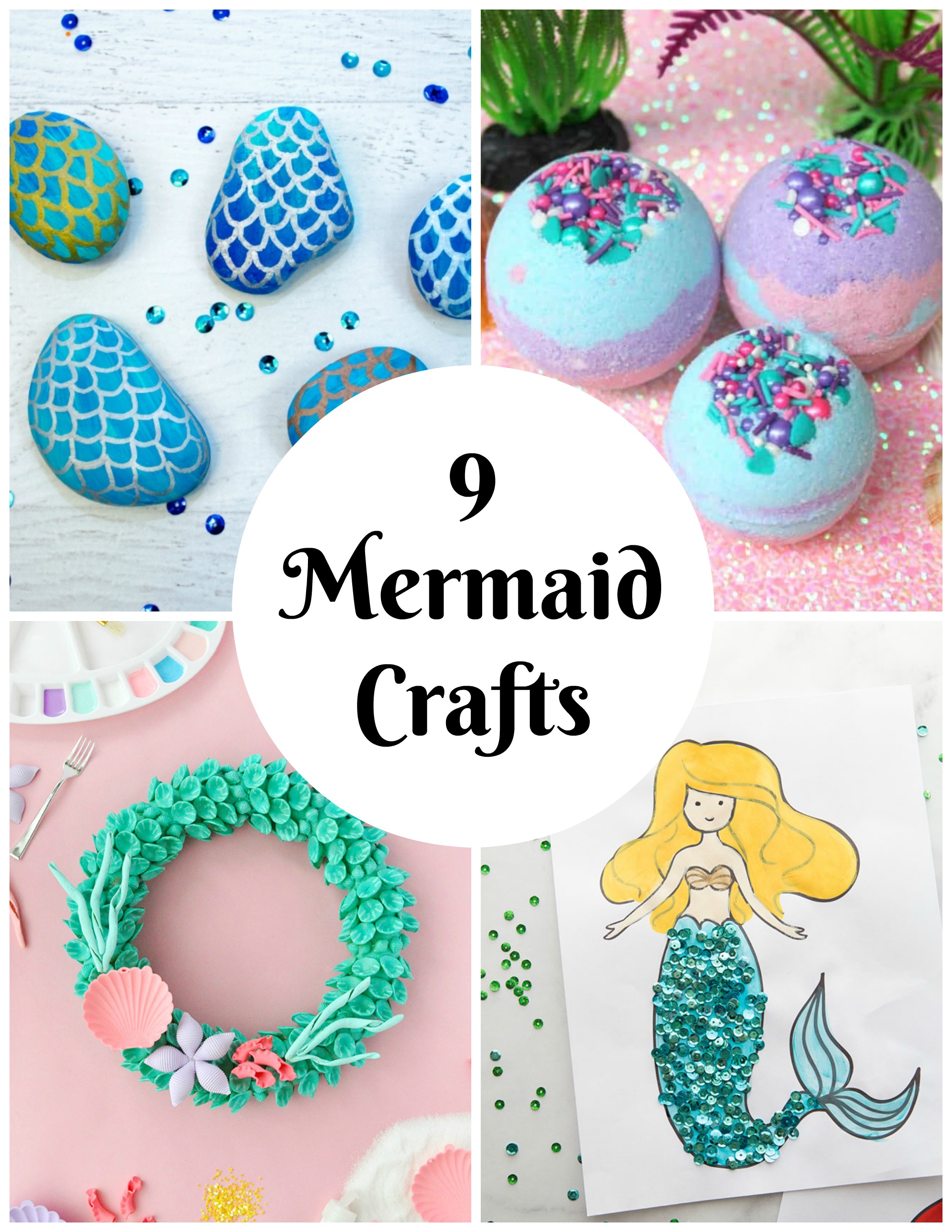 9 Now Ideas: Mermaid Crafts for Kids