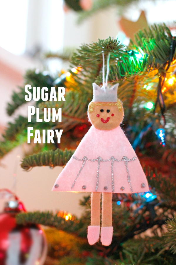 Sugar Plum Fairy Nutcracker Ornaments for the Christmas Tree