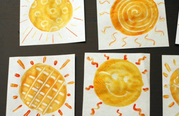 Sunny Summer Monoprints