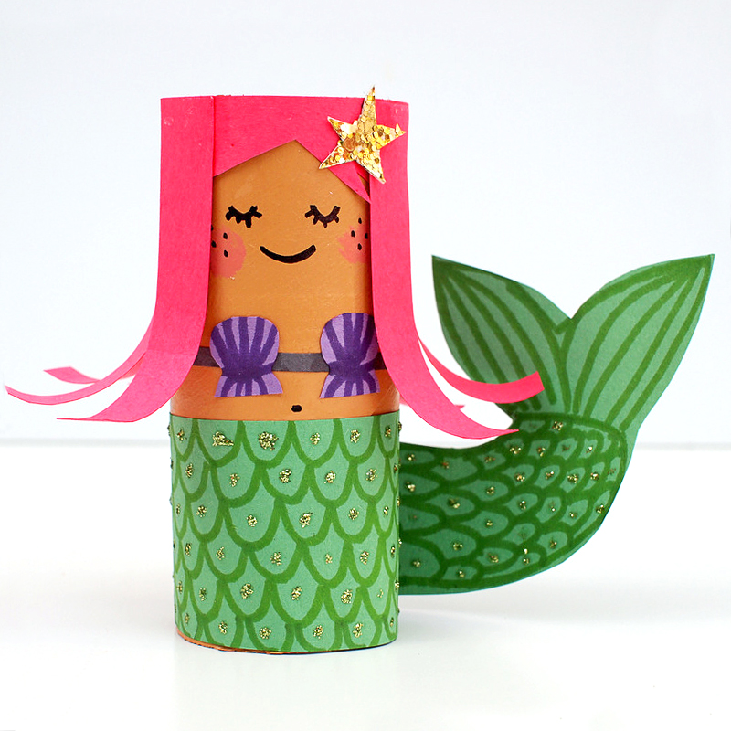 9 Now Ideas: Mermaid Crafts for Kids - Make and Takes