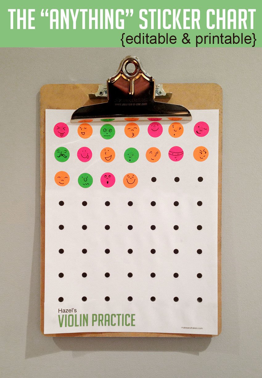 Make A Sticker Chart