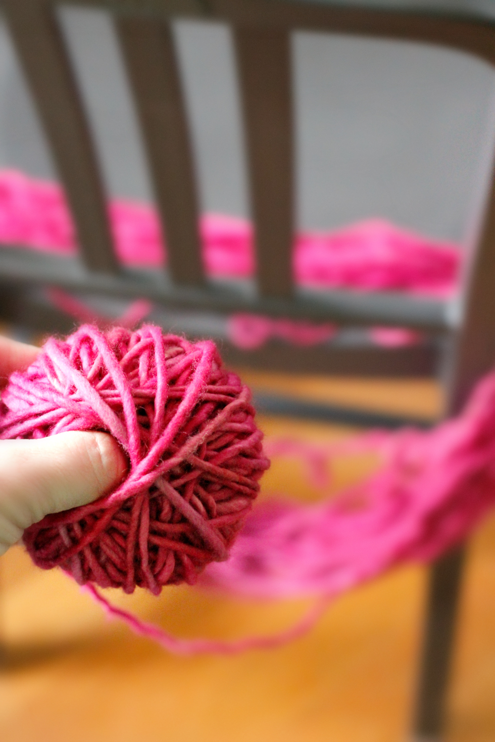 Ideal Delusions: The Best Way to Hand Wind a Ball of Yarn