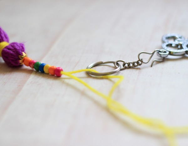 Yarn-Tassell-Keychain-Addition