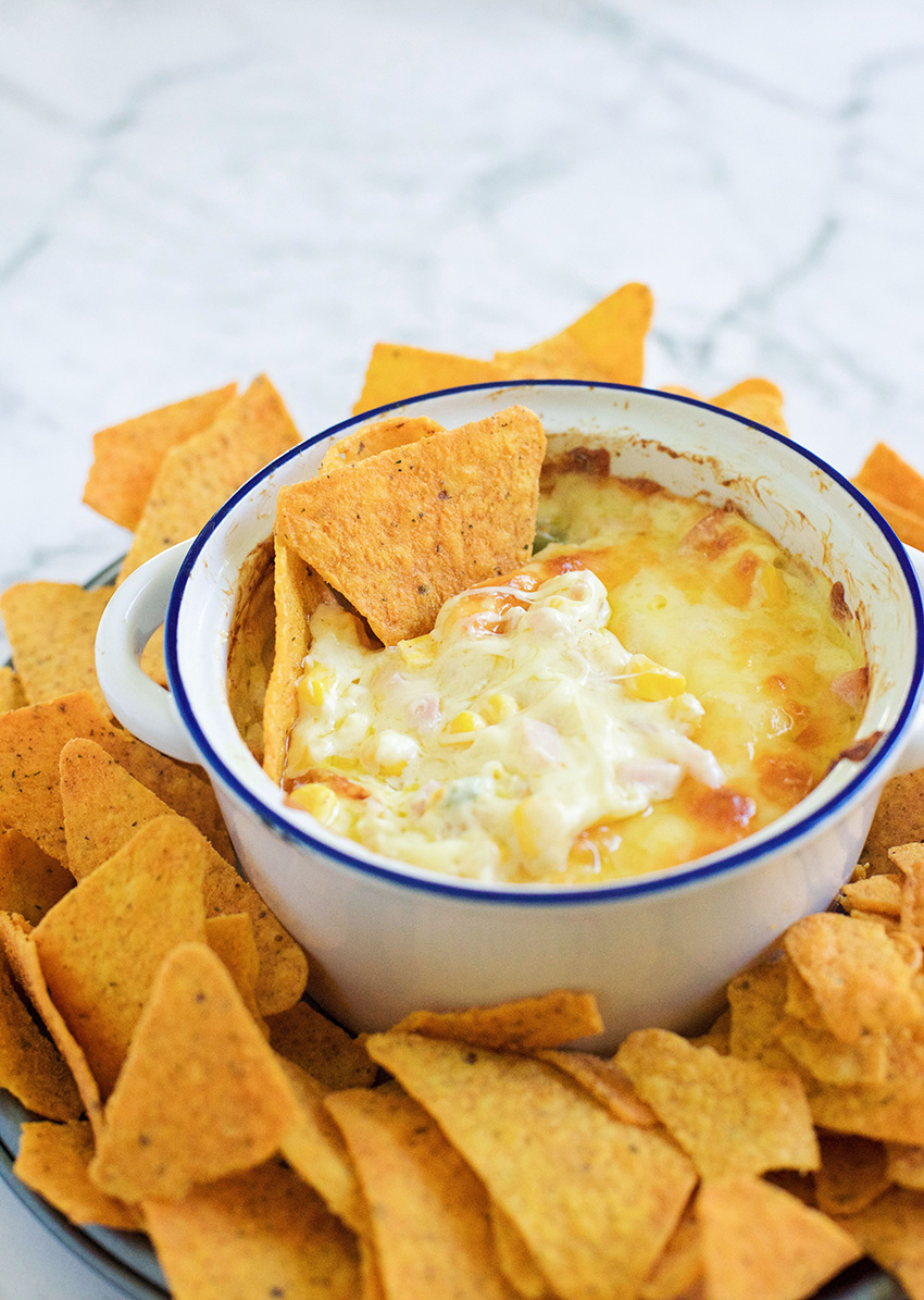 Cheesy Hot Corn Dip Recipe