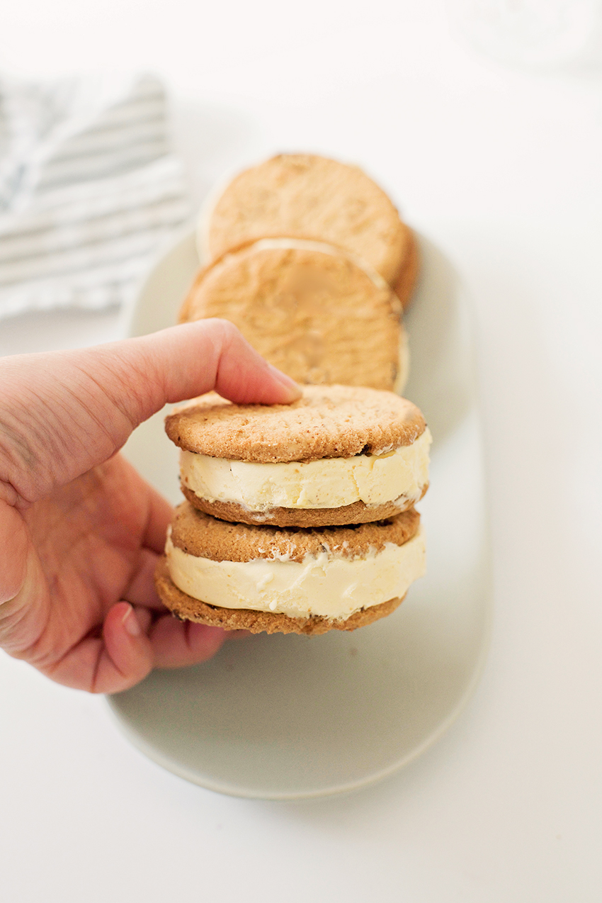 Cookie Ice Cream Sandwiches