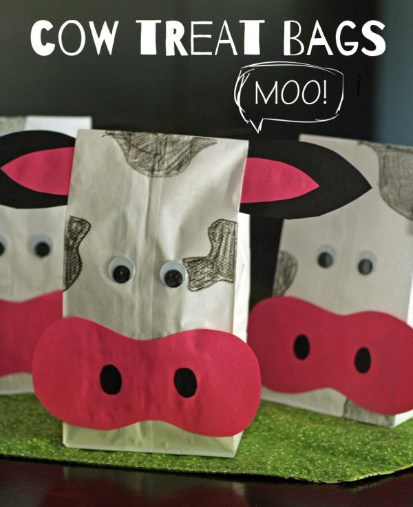 Cow Party Treat Bags