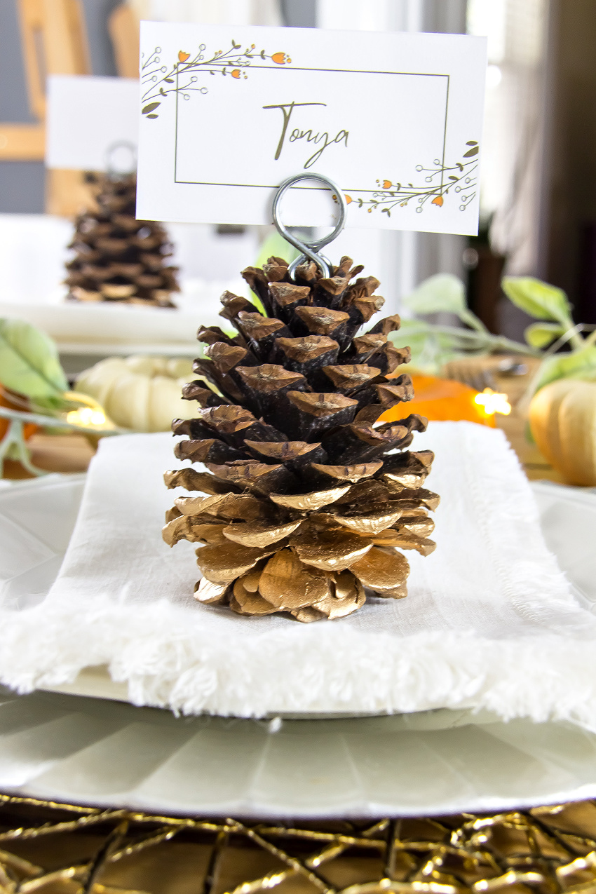 diy thanksgiving place card holders