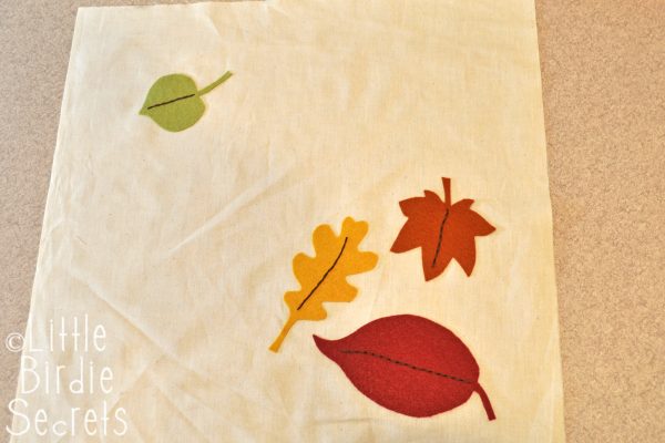 Stitching On Leaves