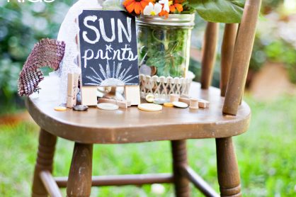 Photo Crafting with Sun Prints Kids Craft