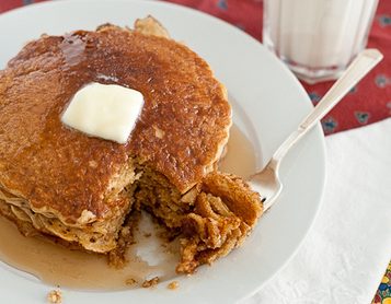 Blender Whole Wheat Pancakes
