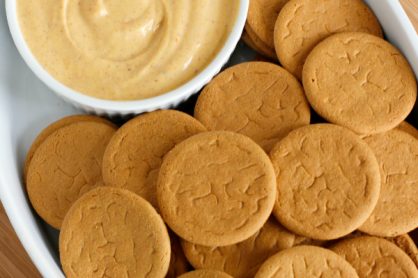 Recipe for Pumpkin Yogurt Dip with Ginger Cookies