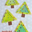 Popsicle Stick Christmas Trees - Kid Craft