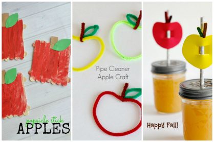 Apple Crafts for Kids to Make