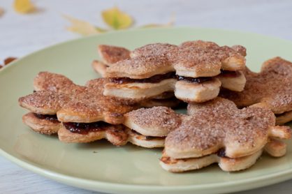Jam-Filled Pie Crust Cookies