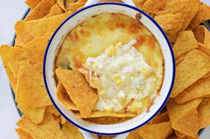 Cheesy Hot Corn Dip Recipe