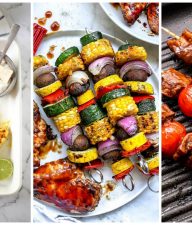 summer skewer grilling