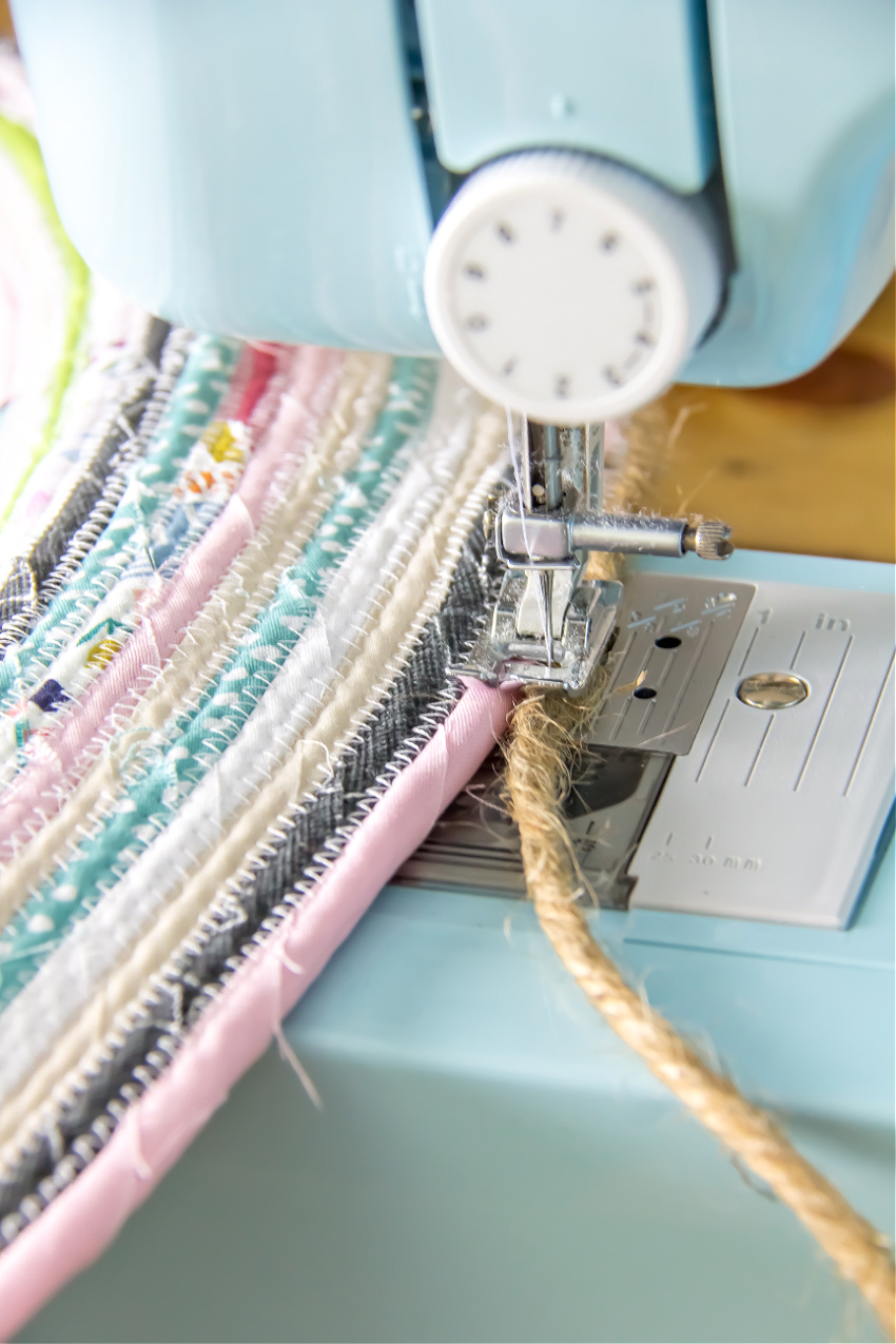 jute cord rag rug